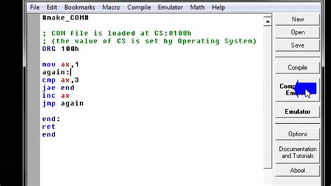 assembly 8086 tutorial|A beginners guide to Assembly language using emu8086.